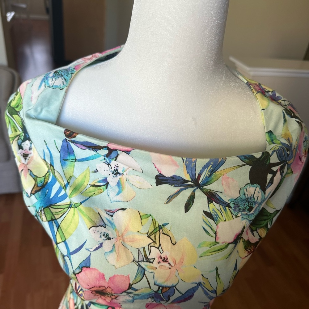 Zara Floral Printed Dress - Picture 6 of 6